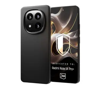 Etui 3mk Matt Case do Redmi Note 14 Pro+ Czarny
