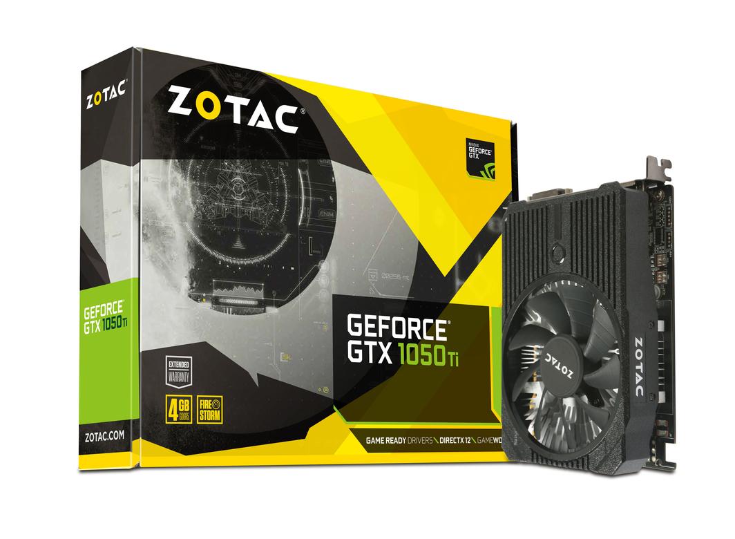 Zotac GeForce GTX 1050 Ti Mini 4GB GDDR5 128bit
