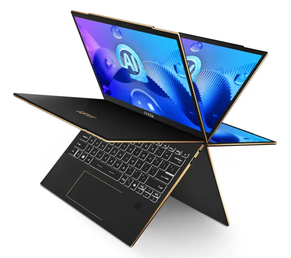 MSI Summit E13 AI Evo A1MTG-065PL 13,3" Ultra 7 155H 32GB RAM 1TB Dysk SSD Win11 Czarny Funkcje AI - Kup na Raty - RRSO 0%