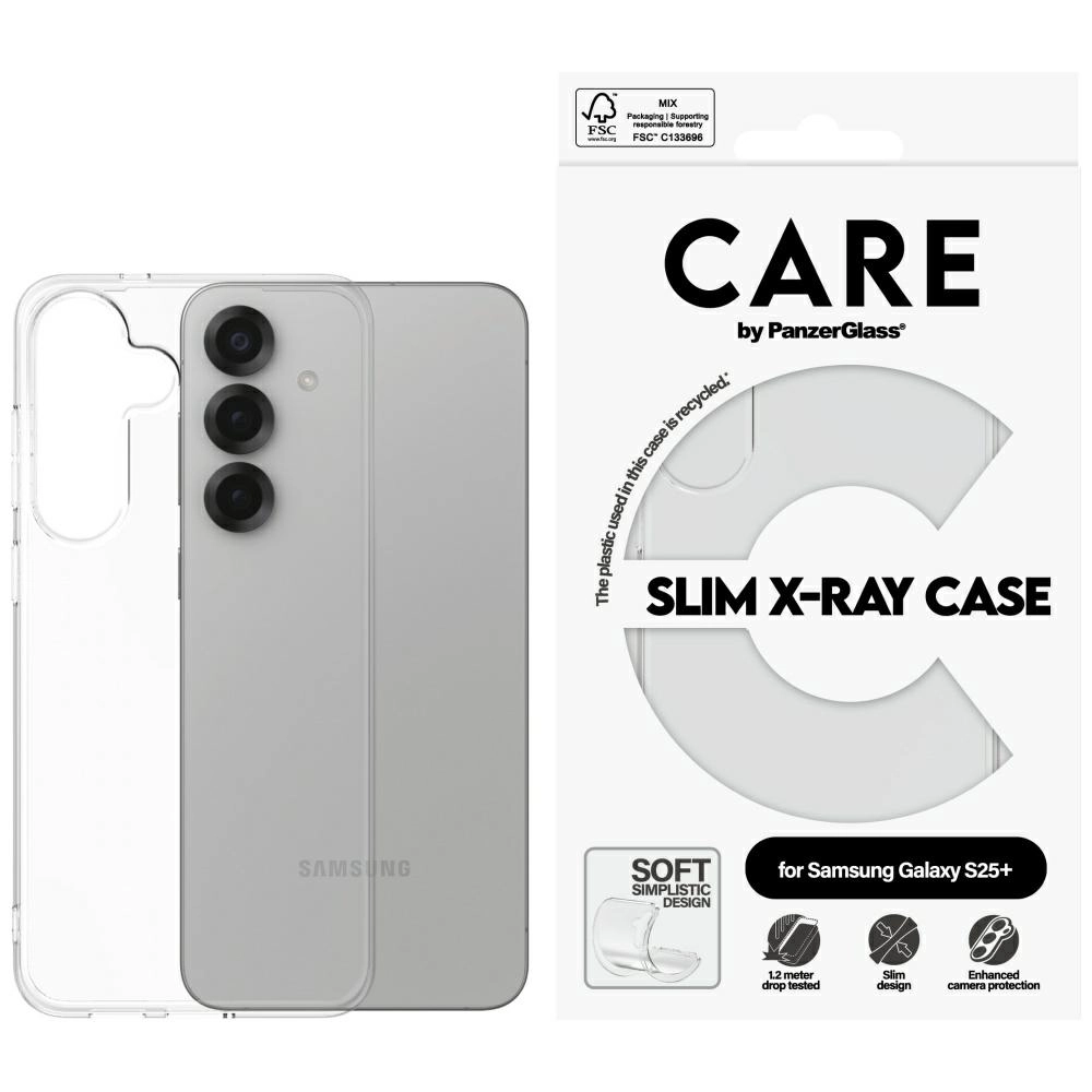 Etui PanzerGlass Fashion X-Ray do Galaxy S25 Plus Przezroczysty