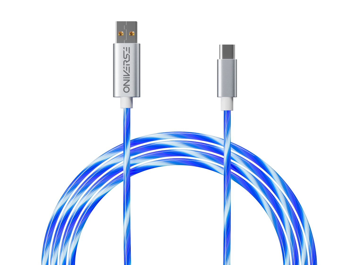 Kabel Oniverse LED Rapid Charge USB-A / USB-C