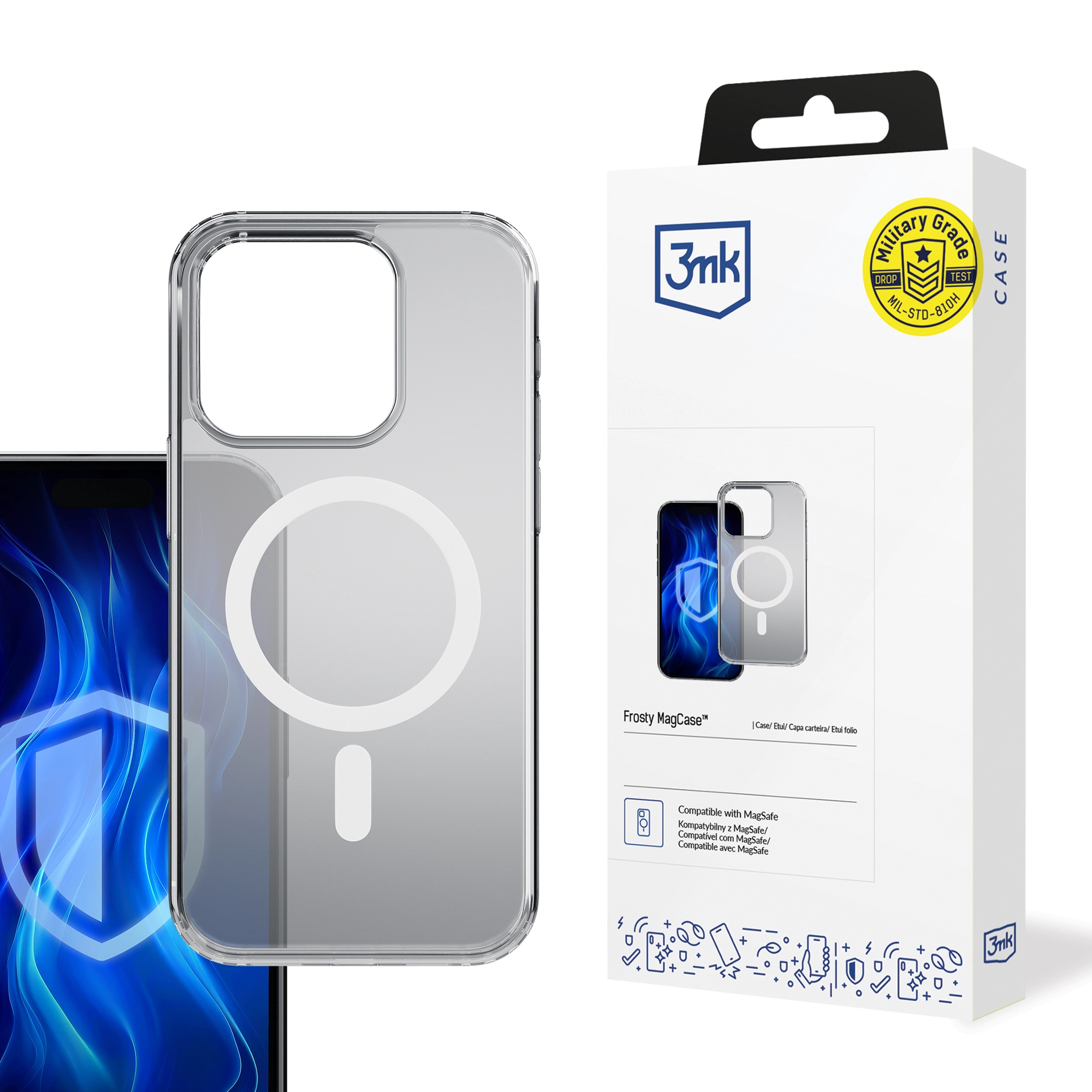 Etui 3mk Frosty MagCase do iPhone 15 Pro Max Biały