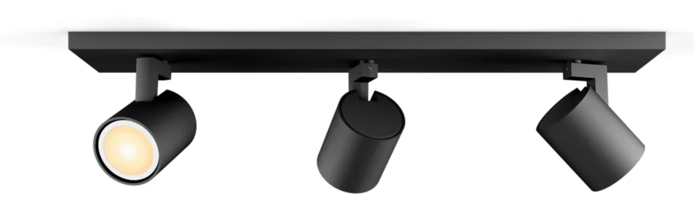 Oświetlenie punktowe Philips Hue White Ambiance Potrójne Runner Czarny