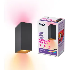 Kinkiet WiZ Up&Down 2x5W Czarny