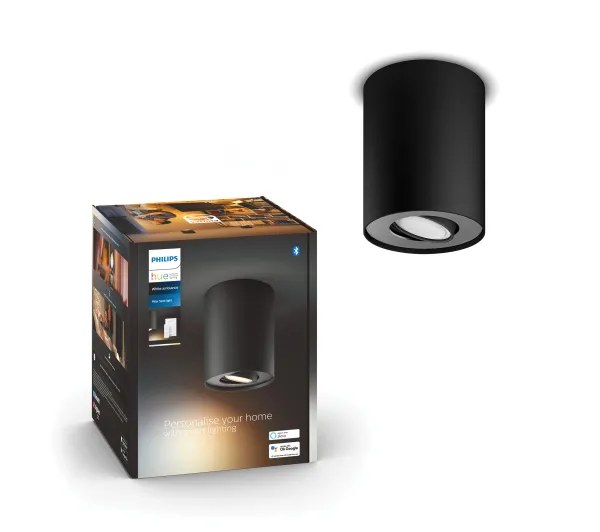 Inteligentne oświetlenie - Philips Hue White Ambiance Pillar Czarny