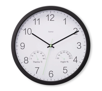 Zegar z termometrem Hama Santorini 185885