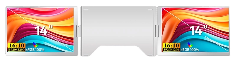 Monitor Extralink Smart Life S688 2-Screen 14" Full HD IPS 60Hz do laptopa 12" do 17,3"