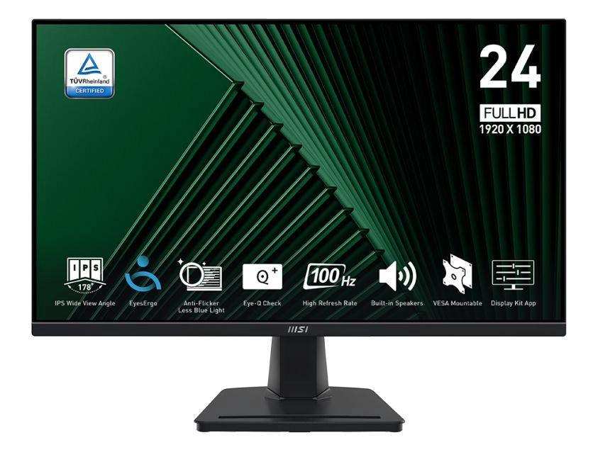 Monitor MSI PRO MP245G 24" Full HD IPS 100Hz 1ms MPRT