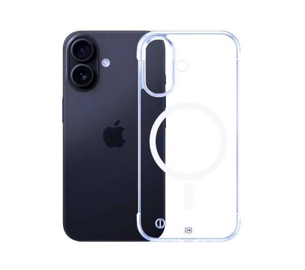 3mk Just20g MagCase do iPhone 16 Plus Przezroczysty