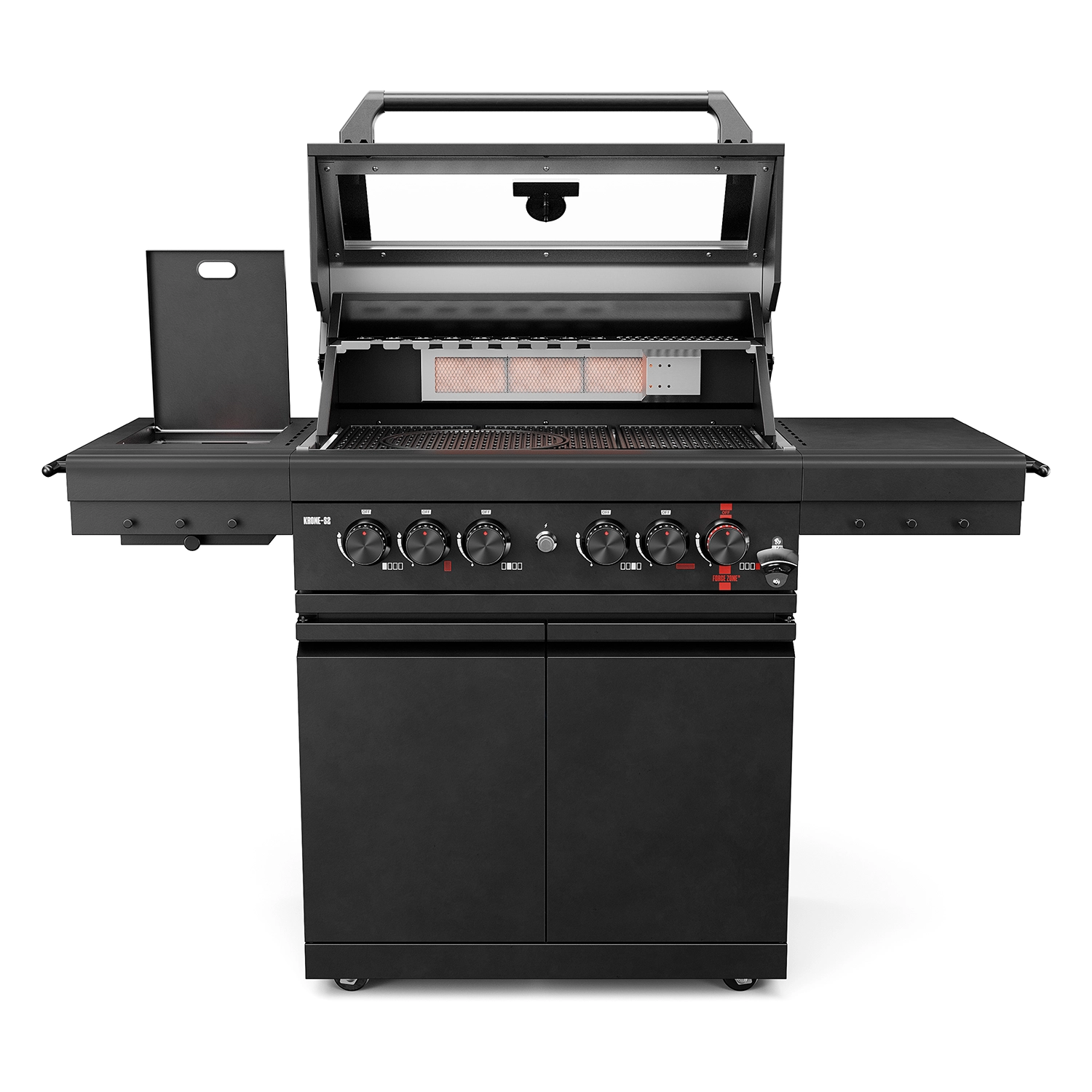 фото Гриль газовий Koler Krone S2 Black