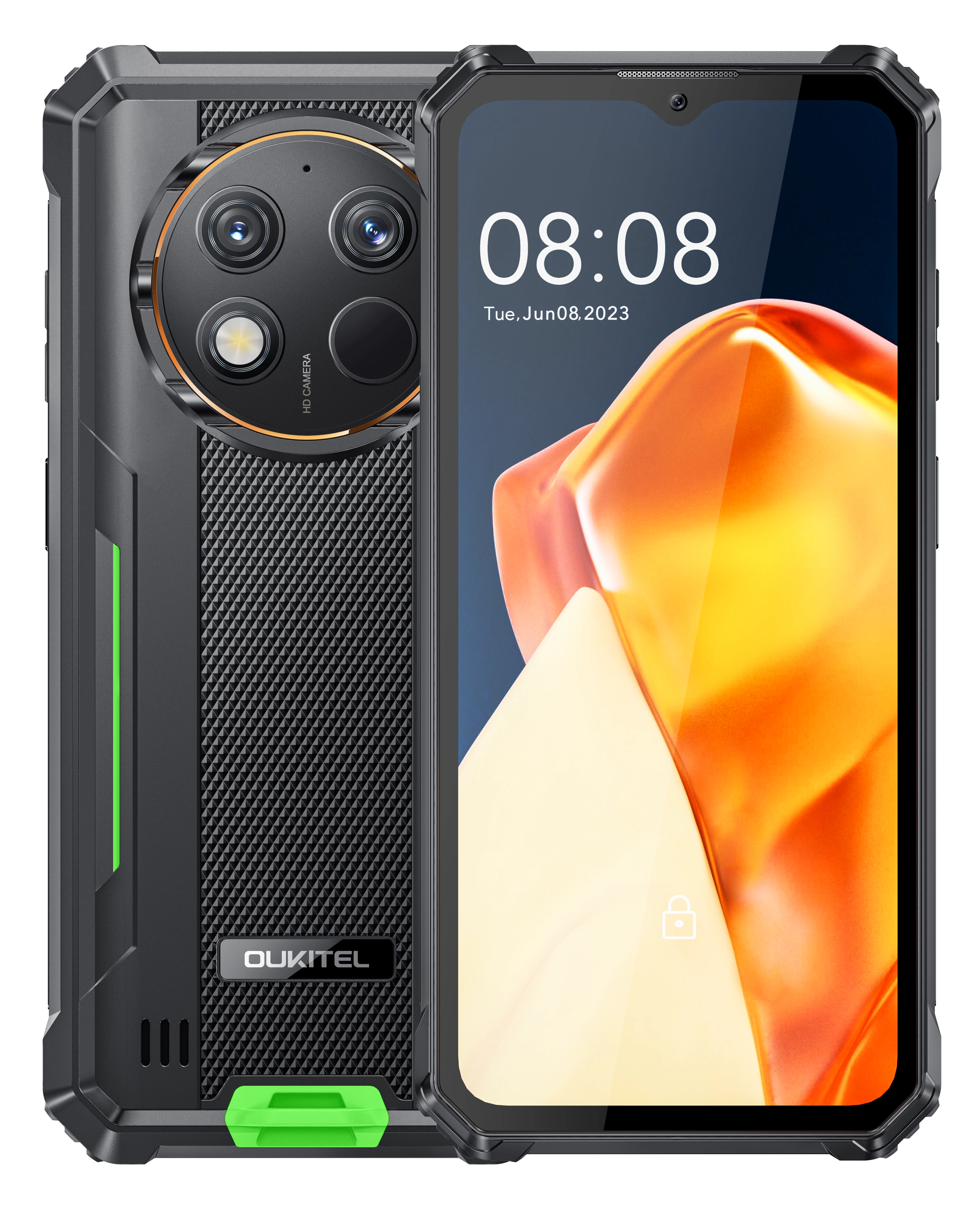 Smartfon Oukitel G1 6/256GB 6,52" 60Hz 48Mpix Czarno-zielony