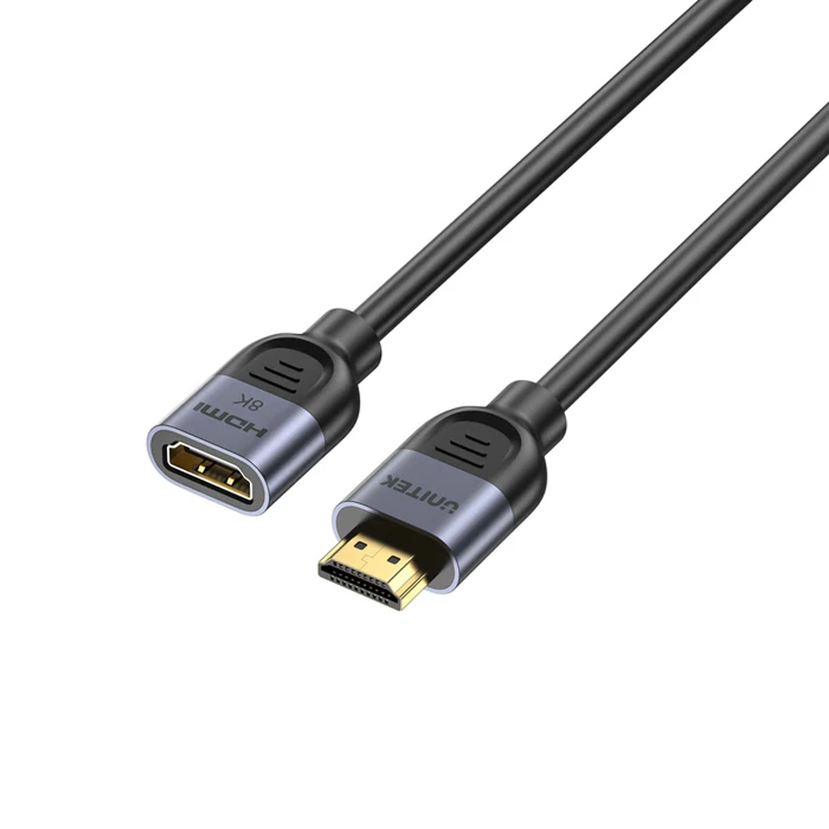 Przedłużacz HDMI Unitek C11091AGY01-0.5M (M-F) 2.1 8K 0,5m