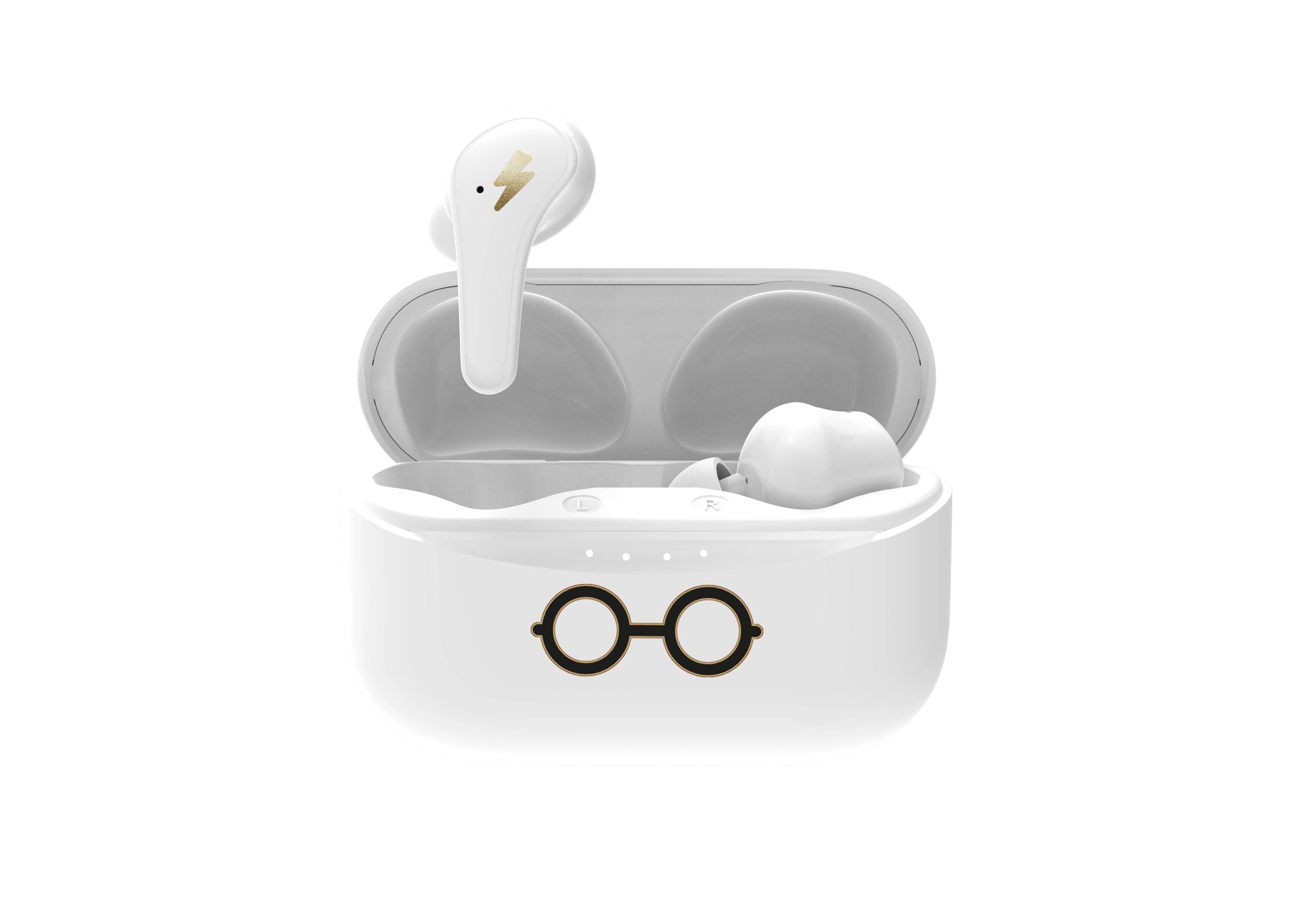 Słuchawki bezprzewodowe OTL Technologies Harry Potter TWS Earphones Dla Dzieci Dokanałowe Bluetooth 5.3 Biały