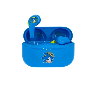 OTL Technologies Sonic The Hedgehog TWS Earphones Dla Dzieci Dokanałowe Bluetooth 5.3 Niebieski - ⚡ EURO HIT CENOWY! ⚡