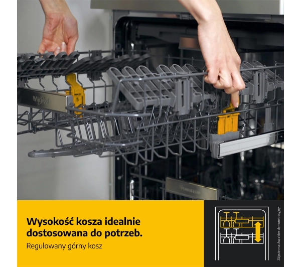Whirlpool WH6FC11BS7A0X 45cm Automatyczne otwieranie drzwi Szuflada na sztućce - TRZECI -55%, ALBO 5-TY ZA 1ZŁ - Kup na Raty - RRSO 0%