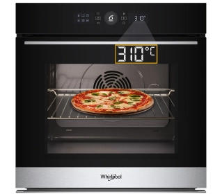 Whirlpool WOI5S8CM1SXA Funkcje AI Pizza 310C Termoobieg AirFry Inox - Kup na Raty - RRSO 0%