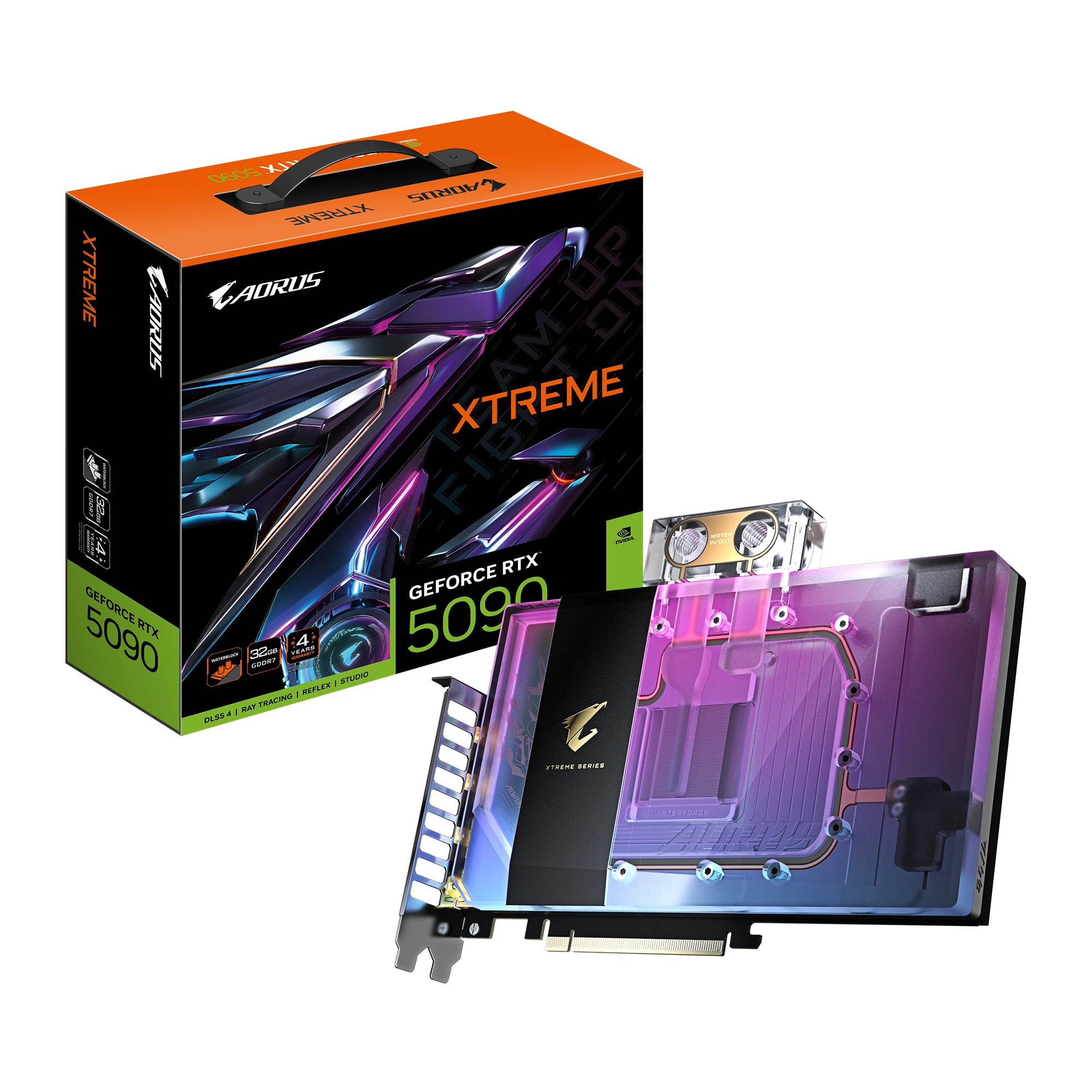 Karta graficzna Gigabyte GeForce RTX 5090 XTREME WATERFORCE WB 32GB GDDR7 512bit DLSS 4