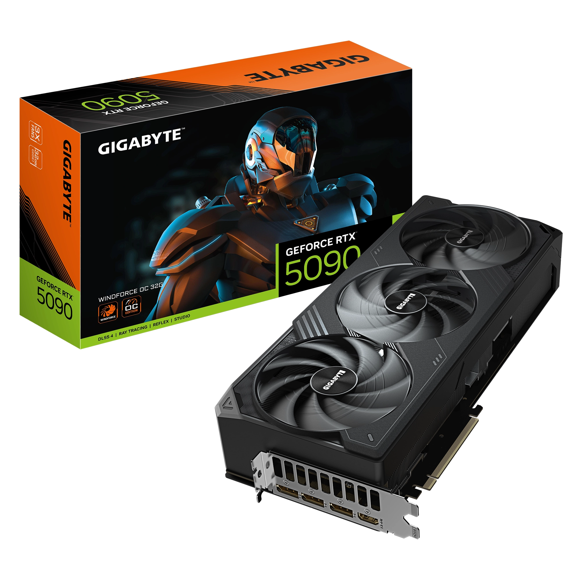 Karta graficzna Gigabyte GeForce RTX 5090 WINDFORCE OC 32GB GDDR7 512bit DLSS 4