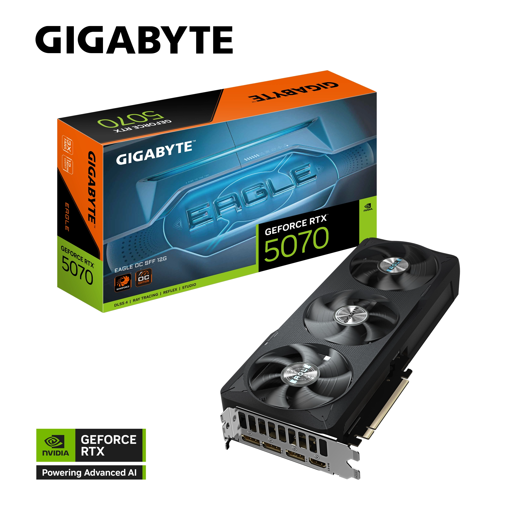 Karta graficzna Gigabyte GeForce RTX 5070 EAGLE OC SFF 12GB GDDR7 192bit DLSS 4