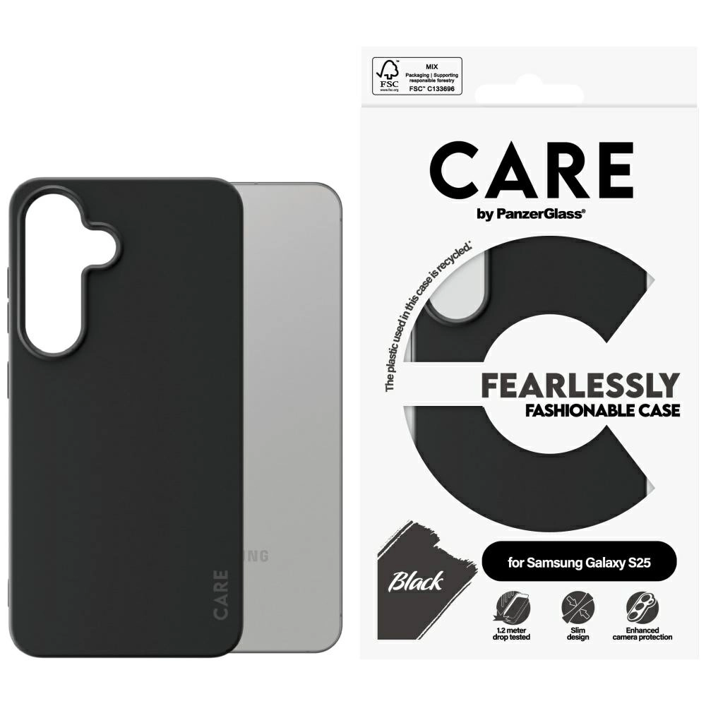 Etui PanzerGlass CARE by Fashion do Samsung Galaxy S25 Czarny