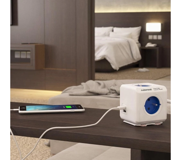 Cubenest PowerCube Extended PC420 USB PD 20W 1,5m Niebieski