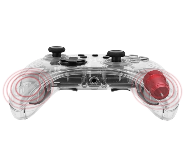 Deltaco GAM-149-T do Nintendo Switch, PC Bezprzewodowy Transparent