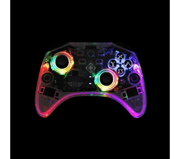 Deltaco GAM-149-T do Nintendo Switch, PC Bezprzewodowy Transparent
