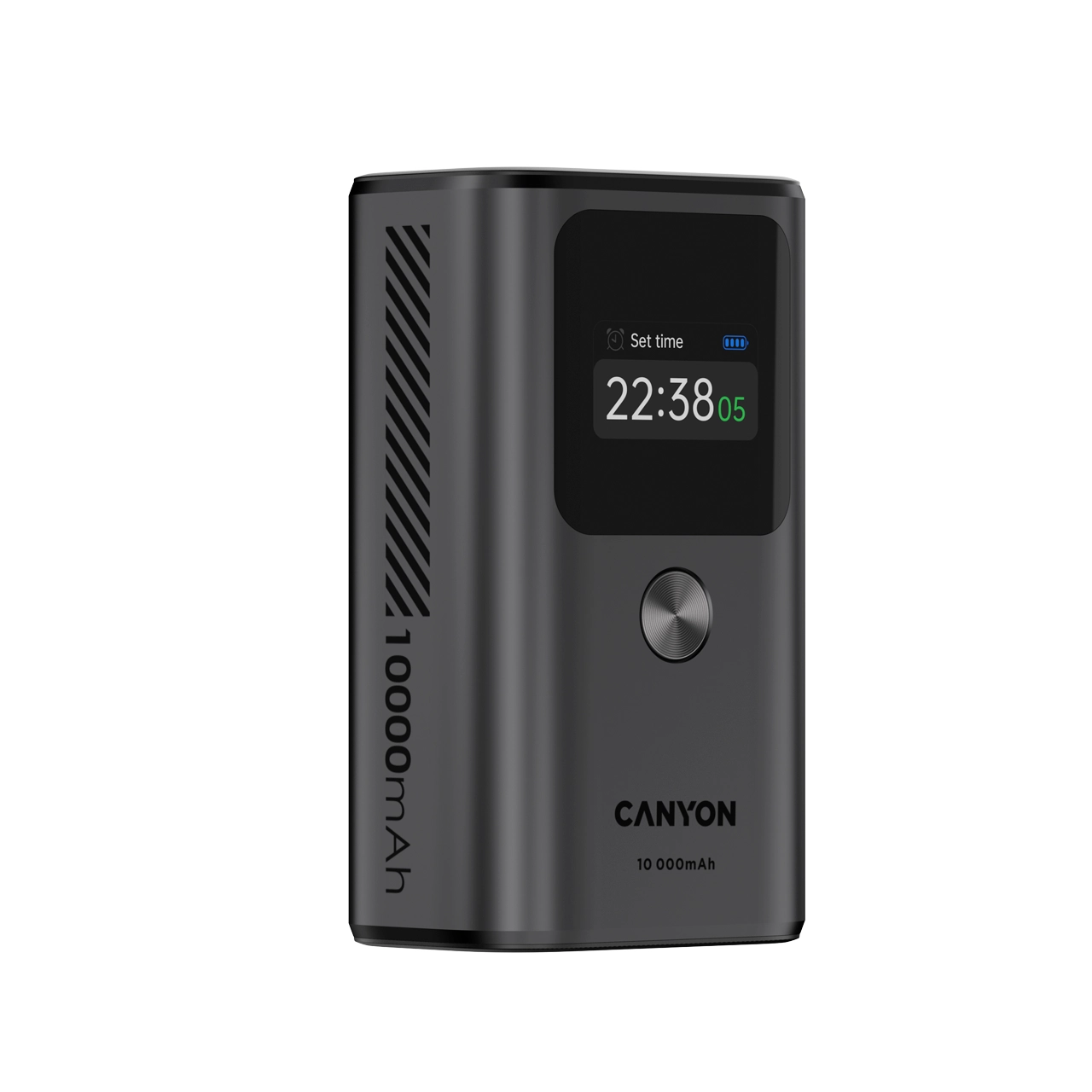 фото Зовнішній акумулятор (павербанк) Canyon OnPower 130 10000mAh 30W Grey (CNS-CPB130DG)