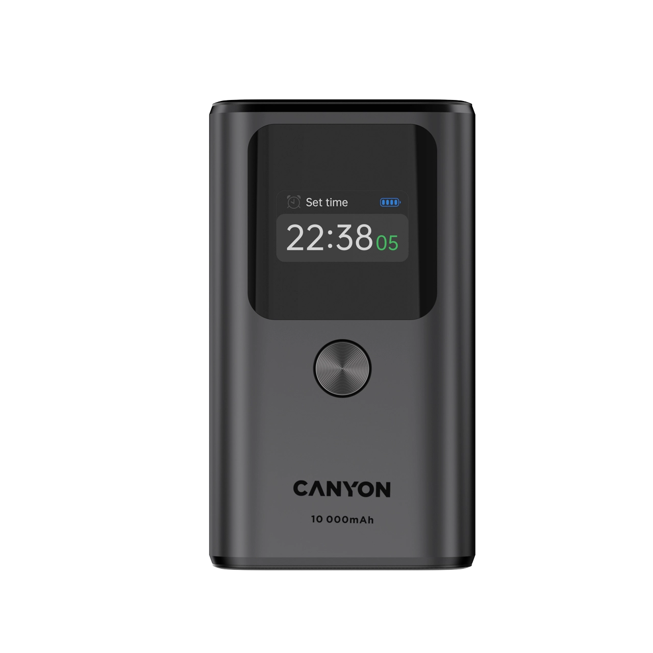Powerbank Canyon OnPower 130 TFT 10000mAh PD 30W Grafitowy