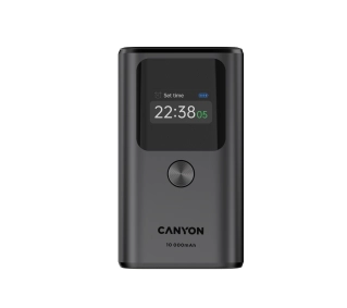 Canyon OnPower 130 TFT 10000mAh PD 30W Grafitowy