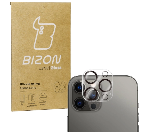Bizon na aparat Lens dla iPhone 12 Pro 2 sztuki
