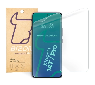 Folia hydrożelowa Bizon na ekran Hydrogel Front do Xiaomi 14T/14T Pro 2 sztuki