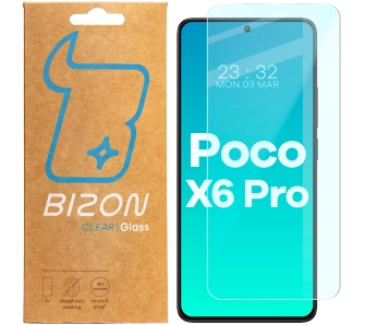 Szkło hartowane Bizon Clear 2 do Xiaomi Poco X6 Pro/X7 Pro