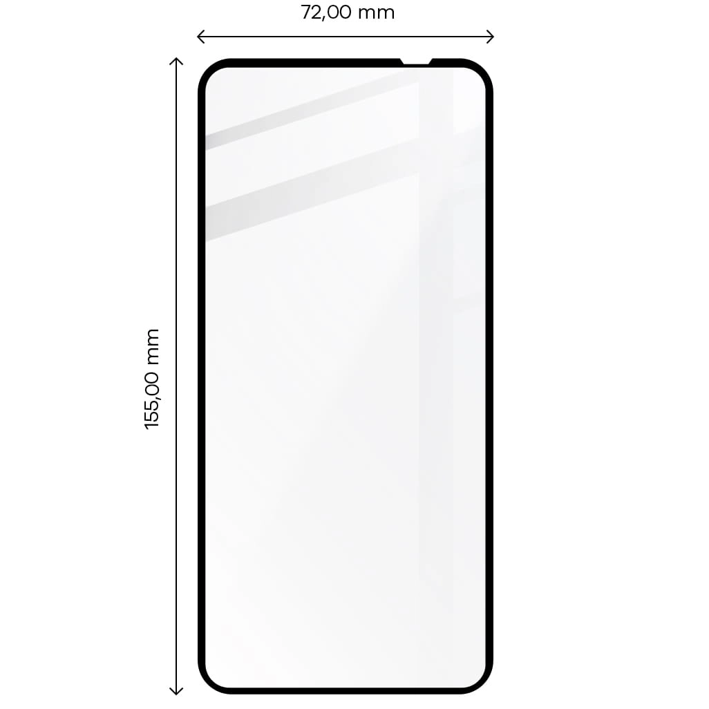 Szkło hartowane Bizon pełne Edge 2 do Nothing Phone 1