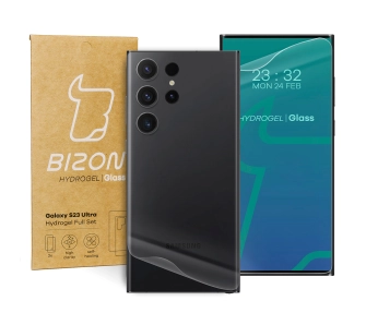 Folia hydrożelowa Bizon na tył i przód Hydrogel do Galaxy S23 Ultra