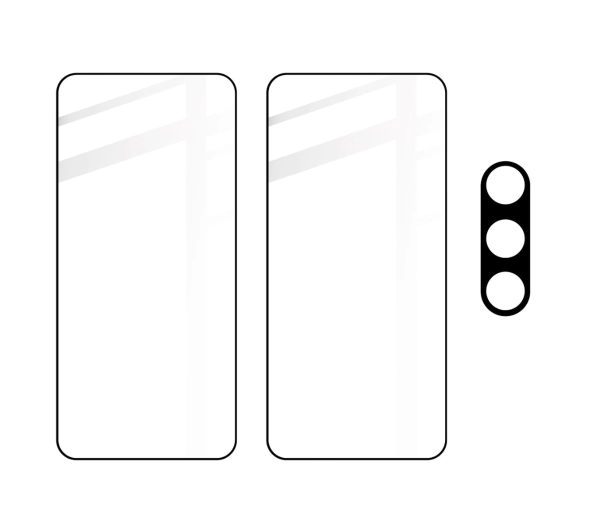 Bizon 2x szkło + szybka na aparat Edge 2 do Galaxy S23