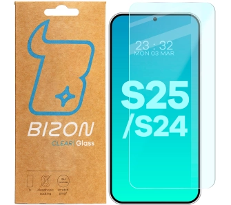 Szkło hartowane Bizon Clear 2 do Galaxy S25/S24