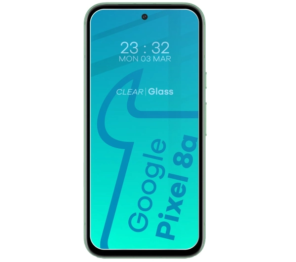 Bizon 3x szkło + szybka na aparat Clear 2 Pack do Google Pixel 8a