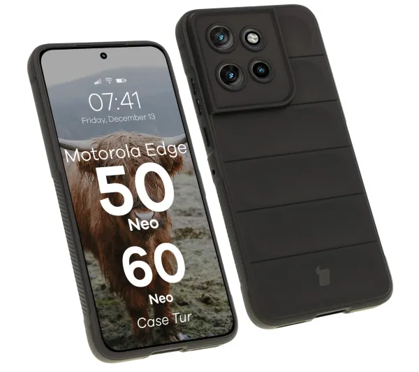 Bizon Tur do Motorola Edge 50 Neo/60 Neo Czarny