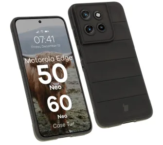 Etui Bizon Tur do Motorola Edge 50 Neo/60 Neo Czarny