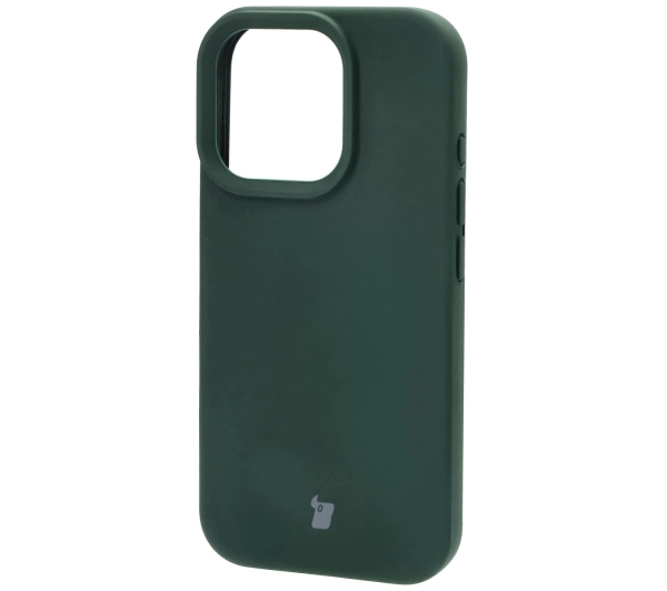Bizon Silikonowe Soft do iPhone 16 Pro Ciemnozielony