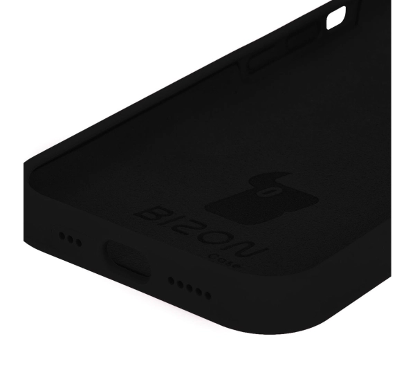 Bizon Silikonowe Soft do iPhone 15 Czarny