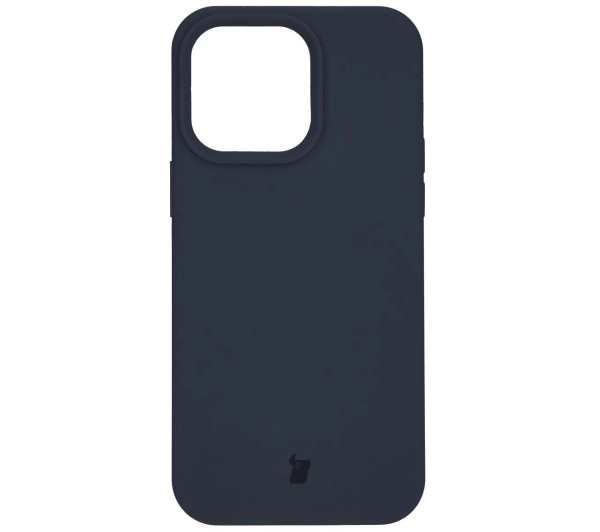 Bizon Silikonowe Soft do iPhone 14 Pro Max Ciemno-niebieski