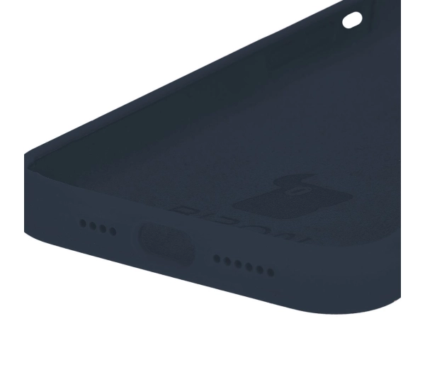 Bizon Silikonowe Soft do iPhone 14 Pro Max Ciemno-niebieski