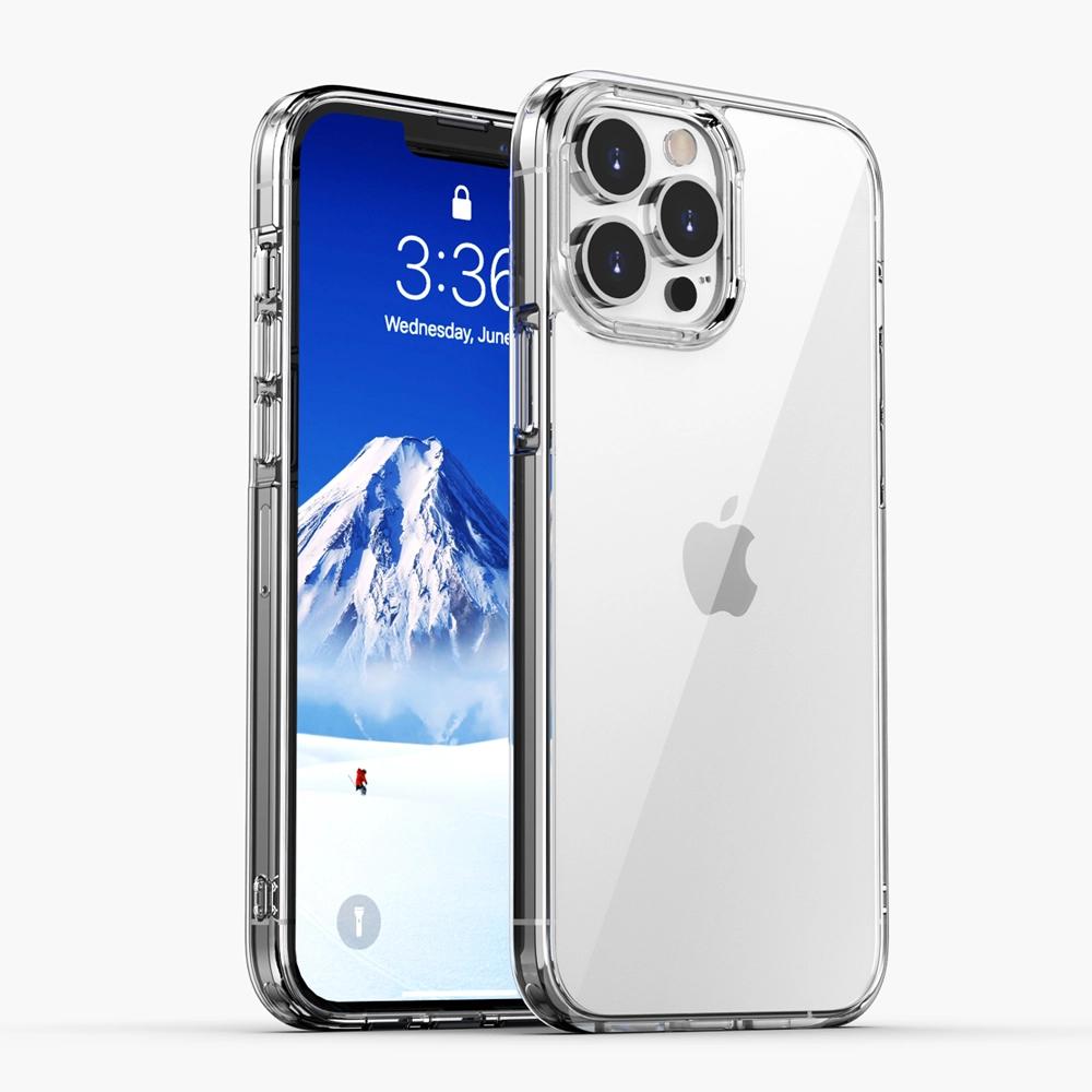 Etui Bizon Halo do iPhone 14 Pro Max Przezroczyste
