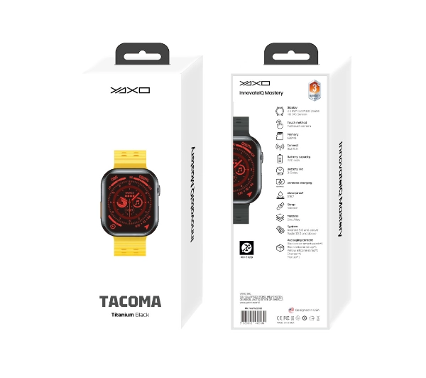 Yaxo TACOMA Titanium Black