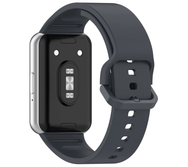 Bizon Strap Watch Silicone do Galaxy Fit 3 Szary
