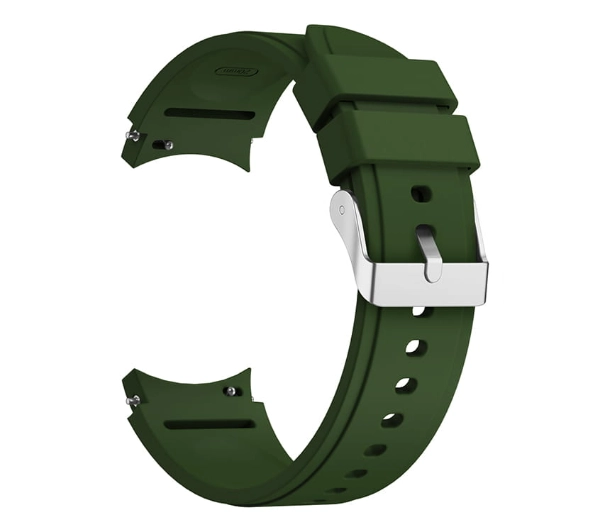 Bizon Strap Watch Silicone Pro do Galaxy Watch 20mm Zielony
