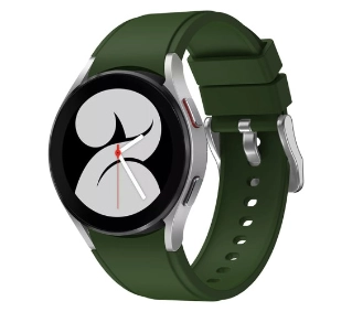 Bizon Strap Watch Silicone Pro do Galaxy Watch 20mm Zielony