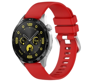 Bizon Strap Watch Silicone Pro T QuickRelease 18mm Czerwony